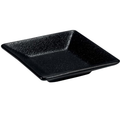 PIATTINO QUADRO FINGER 8x8 RUPIS NERO