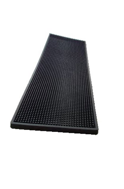 TAPPETINO BAR MAT NERO XL 60x20  GOMMA