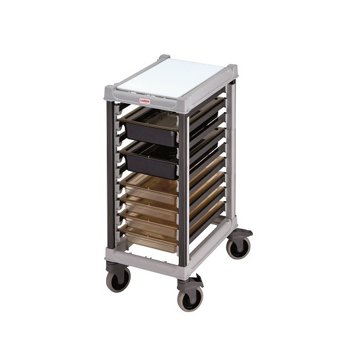 CARRELLO PLASTICA 9 TEGLIE GN1/1 H.101 BUL