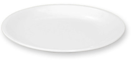 PIATTO FRUTTA 20 MELAMINA BIANCA ROS