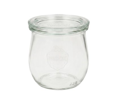 VASO WECK 762 C/COP S/G Ø6×8,6h 220ml