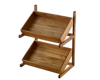 ESPOSITORE BUFFET+2 CASS.GN1/1 ACACIA