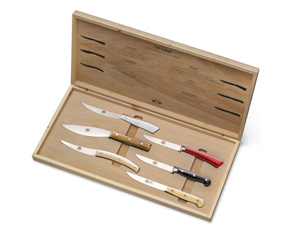 COFANETTO LEGNO 6 COLTELLI GR.PASSIONI