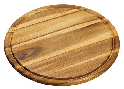 PIATTO LEGNO 25cm.C/SCAN.28442 KESPER