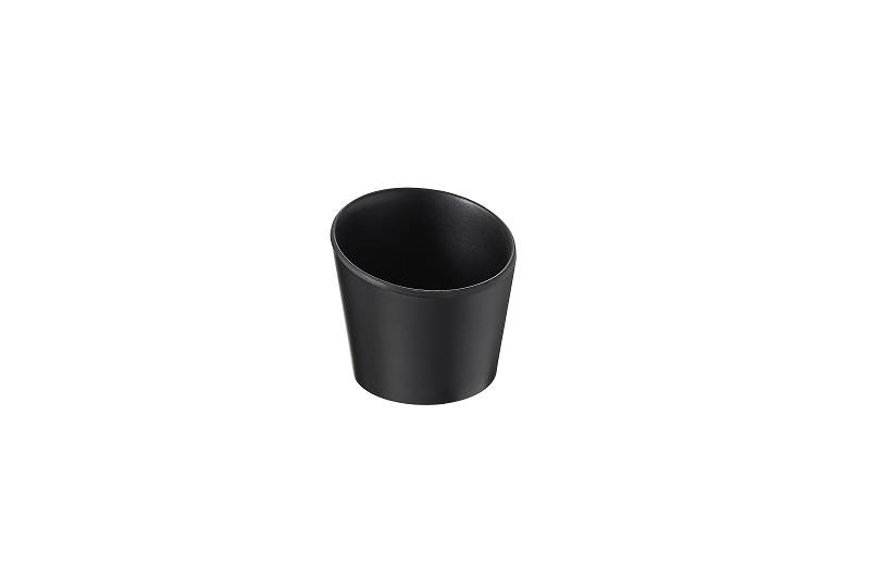 BICCHIERINO FINGER NERO MELAMINA 7x6