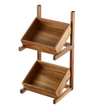 ESPOSITORE BUFFET+2 CASS.GN1/2 ACACIA