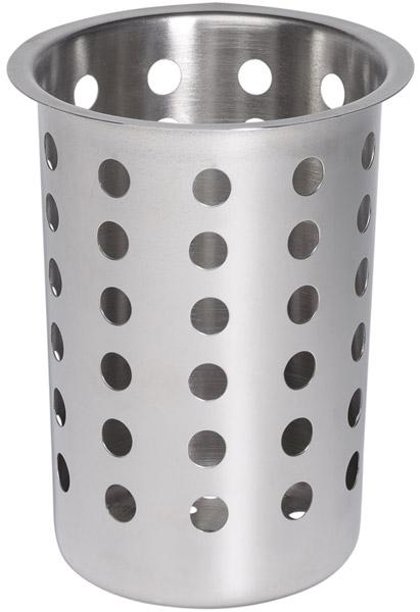 CESTELLO P/POSATE INOX 10cm.SATINATO