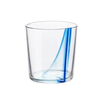 BICCHIERE STRIA ACQUA BLU 36cl.VBR