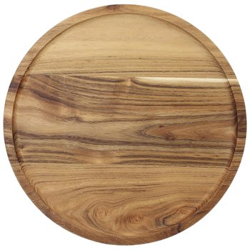 TAGLIERE TONDO S/M.28h1,7 TEAK