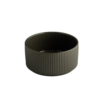BOWL Ø16×8h 1,6L THE GRID BROWN