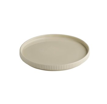 PIATTO WALLED Ø23×2,5h THE GRID SABBIA