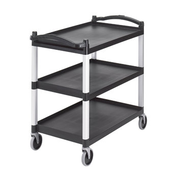 CARRELLO 3P.NERO POLIPR.102x54xh95 BUL