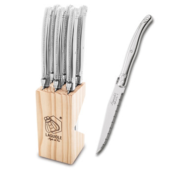 SET 6 COLTELLI CARNE 11 STEEL PREMIUM