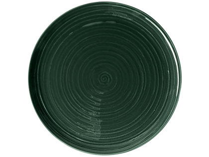 PIATTO PIANO 31 cm.MOSS GREEN TERRA