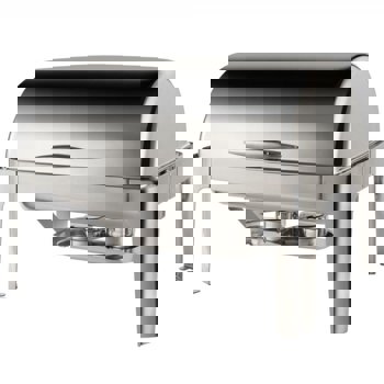 CHAFING DISH RETTANGOLARE 2 FUOCHI