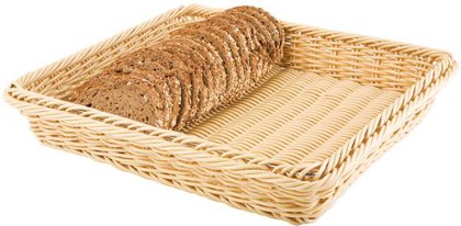 CESTINO PANE GN 1/2 POLY-RATTAN