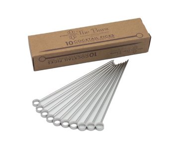 SET 10 SPILLONI COCKTAIL ANELLO INOX