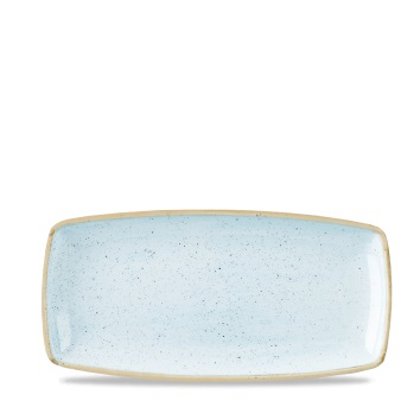 PIATTO RETTAN.30x15 AZZURRO STONECAST