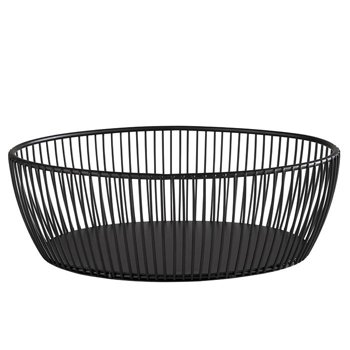 CESTINO SVART 24x19 MET.NERO BUFFET