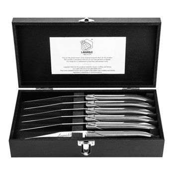 SET 6 COLTELLI CARNE 10,5 STEEL LUXURY
