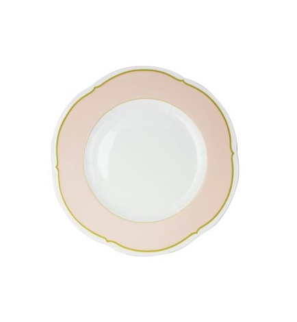 PIATTINO PANE 18 VERSAILLES ROSA/ORO
