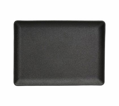 PIATTO RETTANGOLARE 24x17  NERO MIGNON