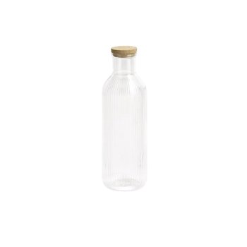 CARAFFA VETRO 1ltLINES C/TAPPO SUGHERO