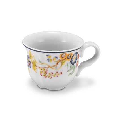 TAZZA CAFFE' 10cl.FLORENTIUS FIORI FILO BLU