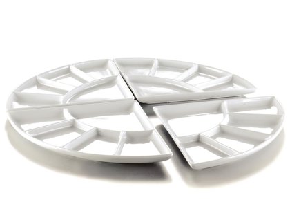 PIATTO BORGUIGNONNE 37x26 BIANCO