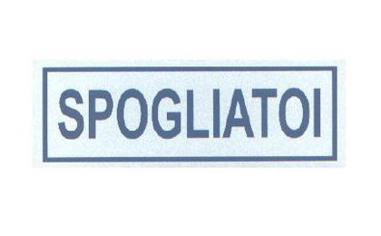 TARGA ADESIVA SPOGLIATOI EUROTAR