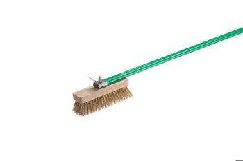 SPAZZOLA OTTONE 20 C/MANICO+RASC.