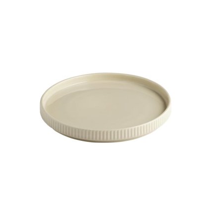 PIATTO WALLED Ø20×2,5h THE GRID SABBIA