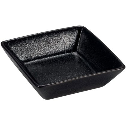 PIATTINO QUADRO FINGER 6x6 RUPIS NERO