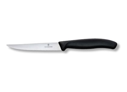 COLTELLO BISTECCA MAN.NERO VICTORINOX