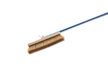 SPAZZOLA OTTONE 20 C/MANICO+RASC.