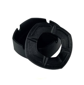 POSACENERE ANTIVENTO 8cm SQUARE NERO