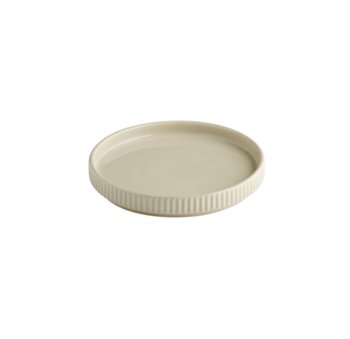 PIATTO WALLED Ø16×2,5h THE GRID SABBIA