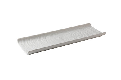 PIATTO RETTAN.34x11 GOURMET BCO MATRIX