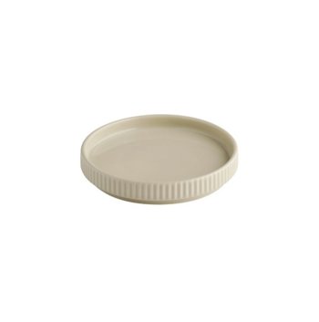PIATTO WALLED Ø14×2,5h THE GRID SABBIA