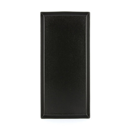 PIATTO PIANO RETT.33x15 NERO EQUINOXE