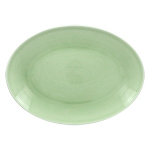 PIATTO OVALE VINTAGE 36x27 VERDE