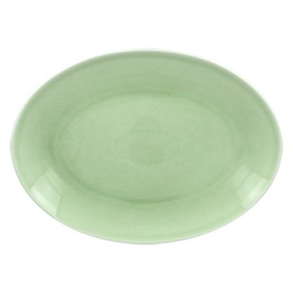 PIATTO OVALE VINTAGE 36x27 VERDE
